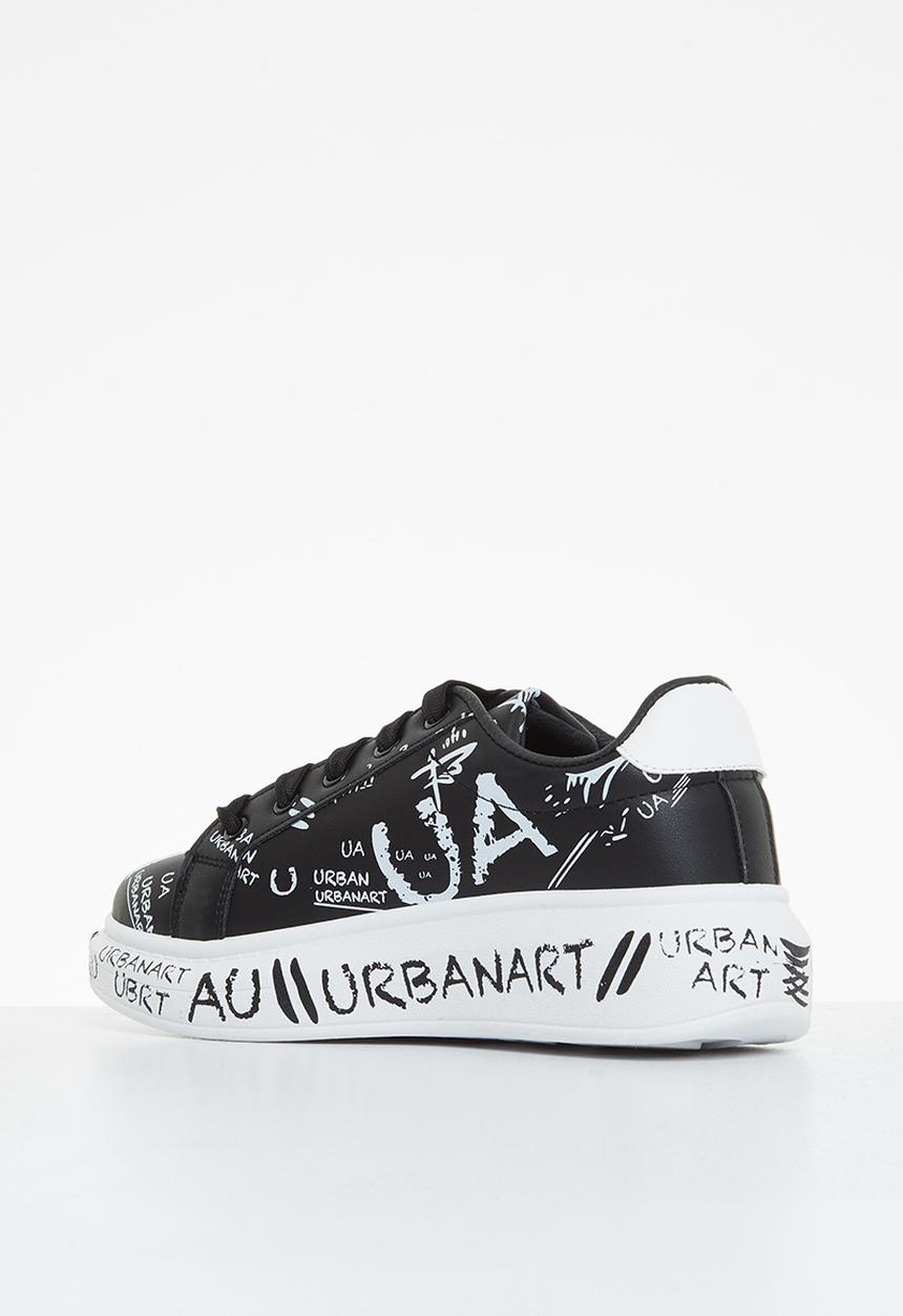 UrbanArt - Hype 5 wax sneaker - black