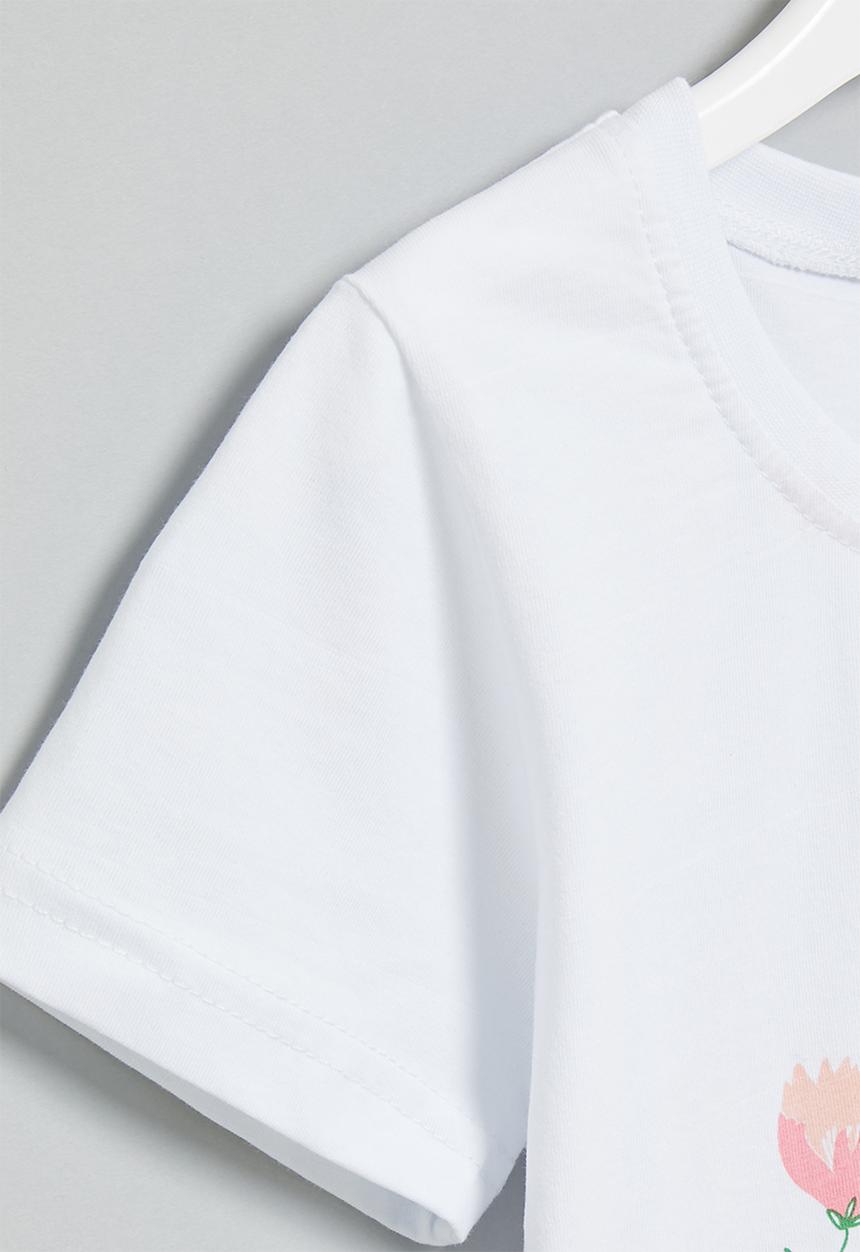 Pop Candy - Printed tee - white
