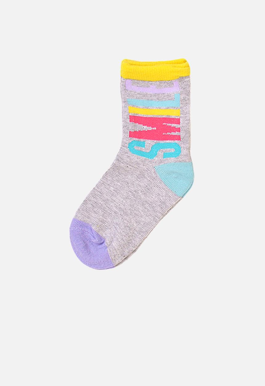 MINOTI - 5-Pack smile stripe knitted socks - multi