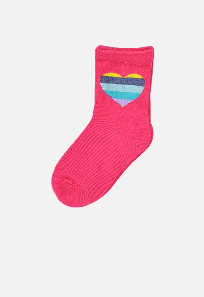 MINOTI - 5-Pack smile stripe knitted socks - multi