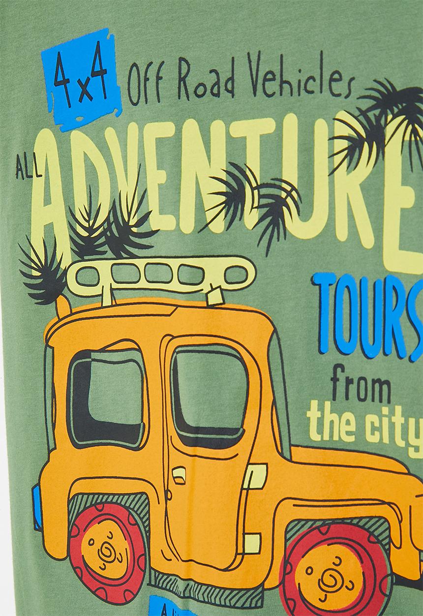 Pop Candy - Adventure tee - green