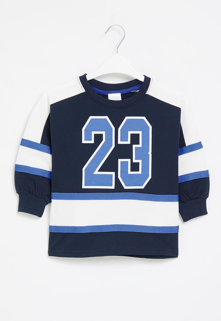 Pop Candy - Boys sweatshirt - navy & white