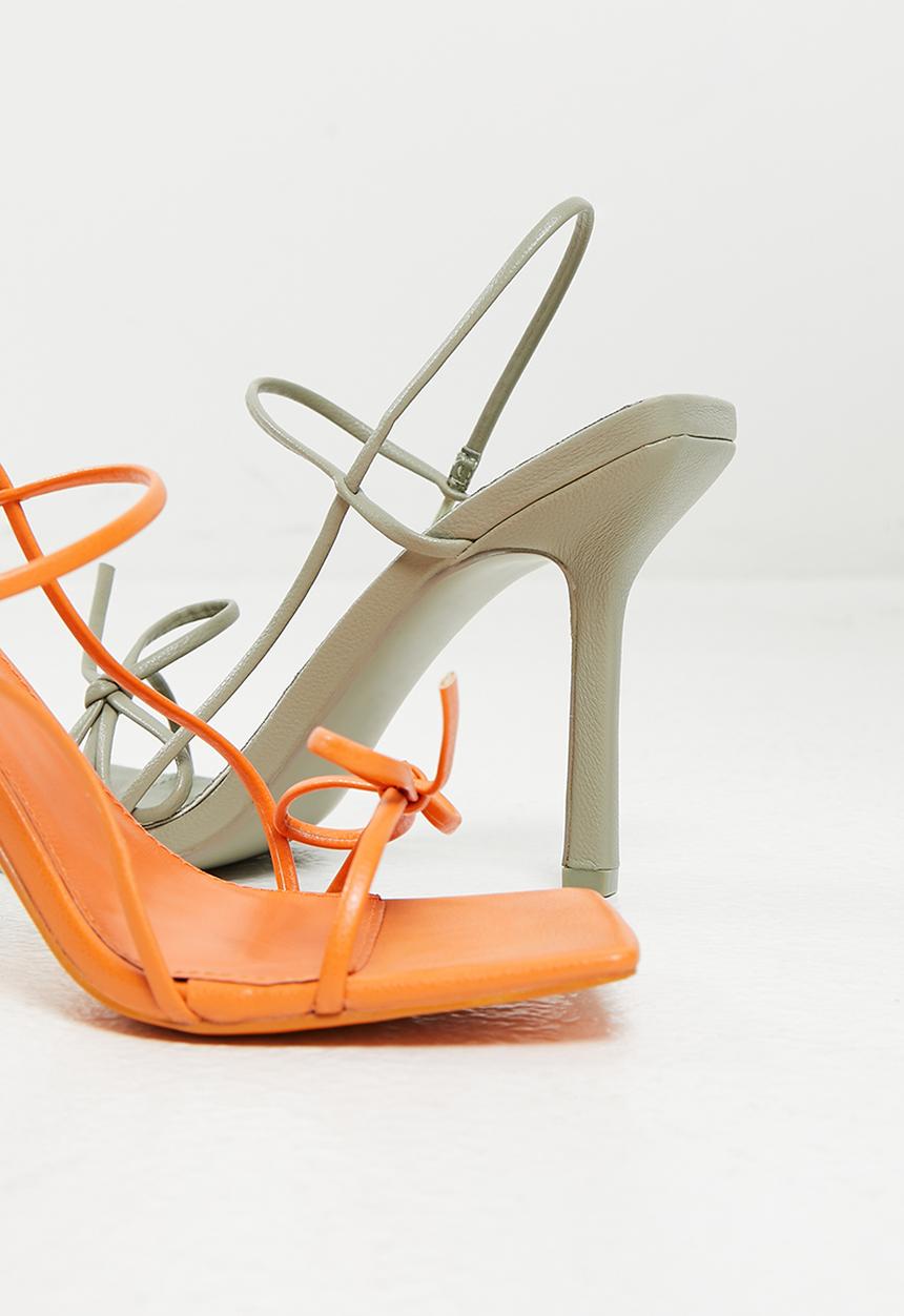 Public Desire - Giselle strappy stiletto heel - khaki