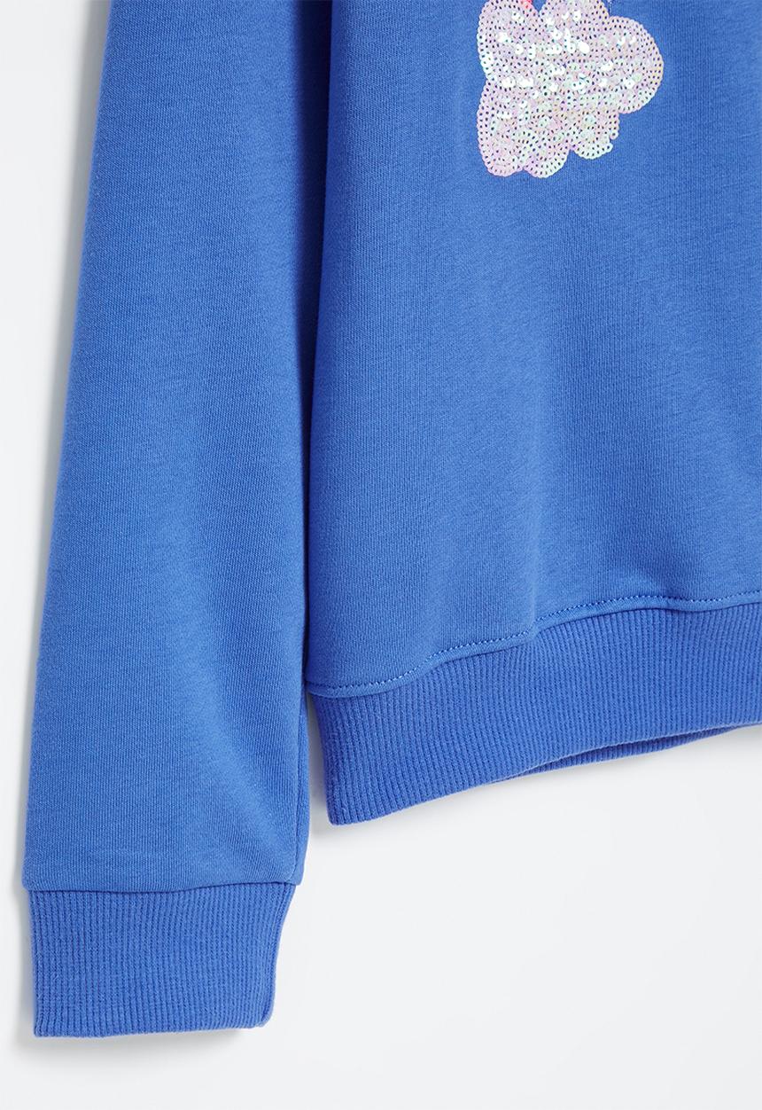 Pop Candy - Rainbow sweatshirt - blue
