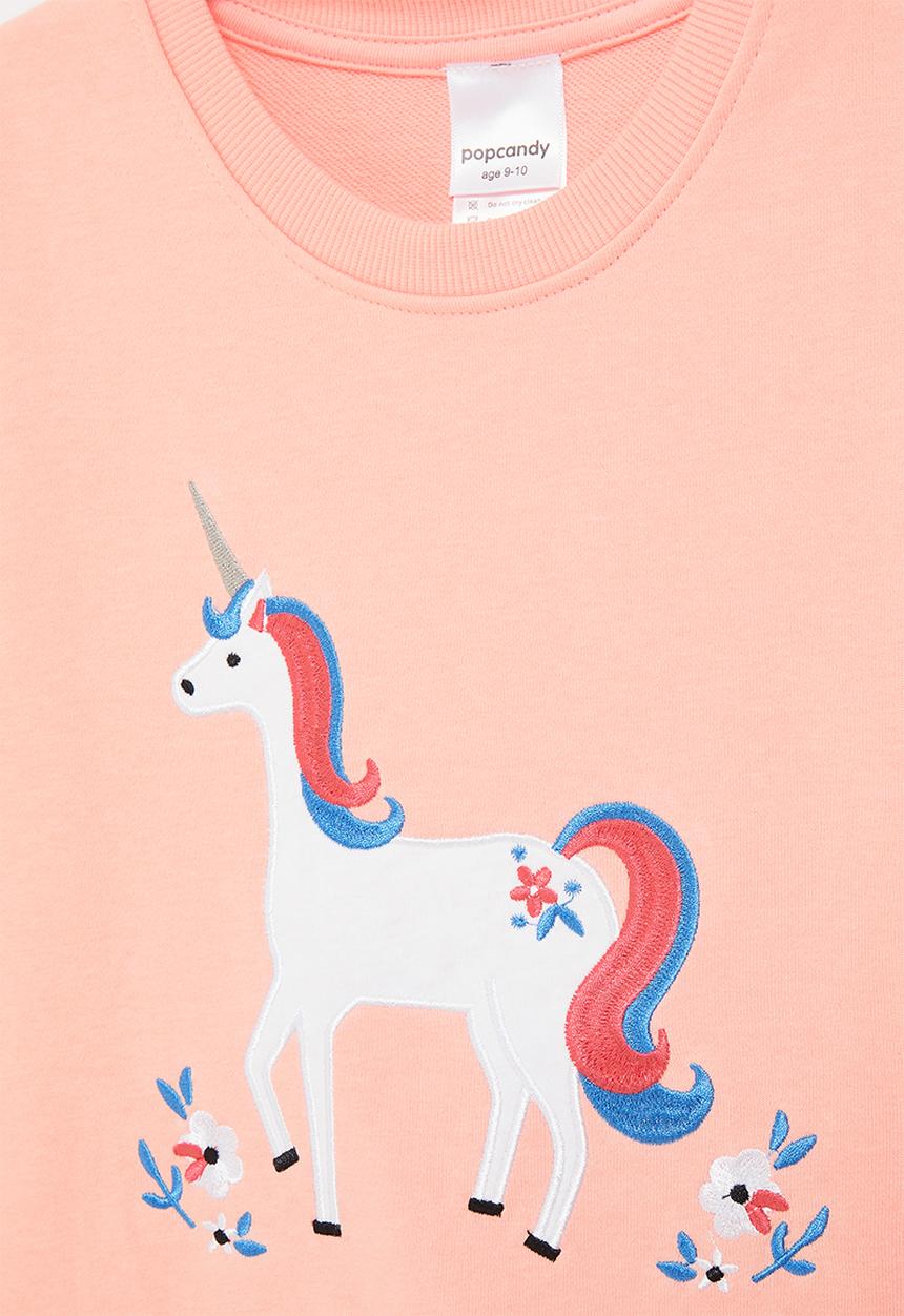 Pop Candy - Girls unicorn sweatshirt - pink
