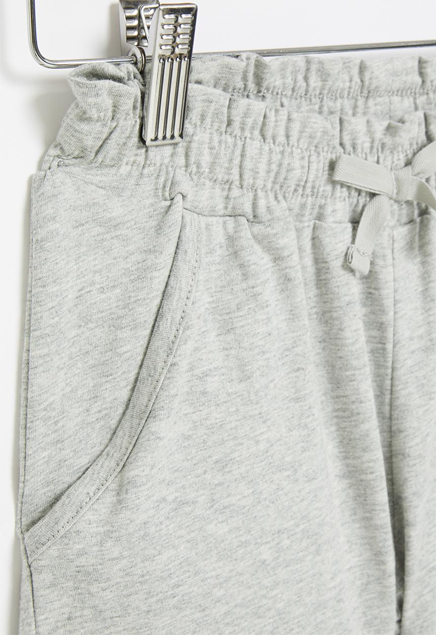 Pop Candy - Girls elasticated waist shorts - grey
