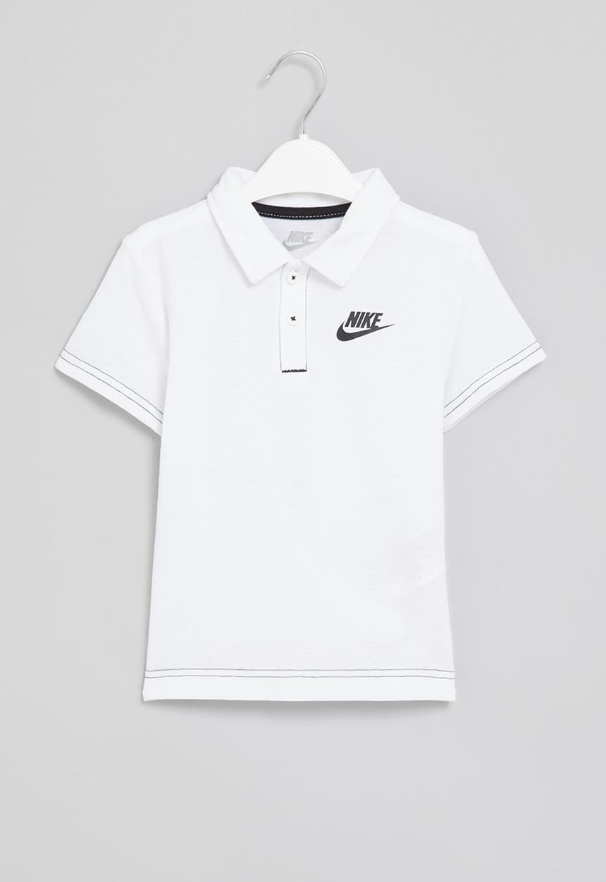 Nike - Nike boys cotton pique polo - white