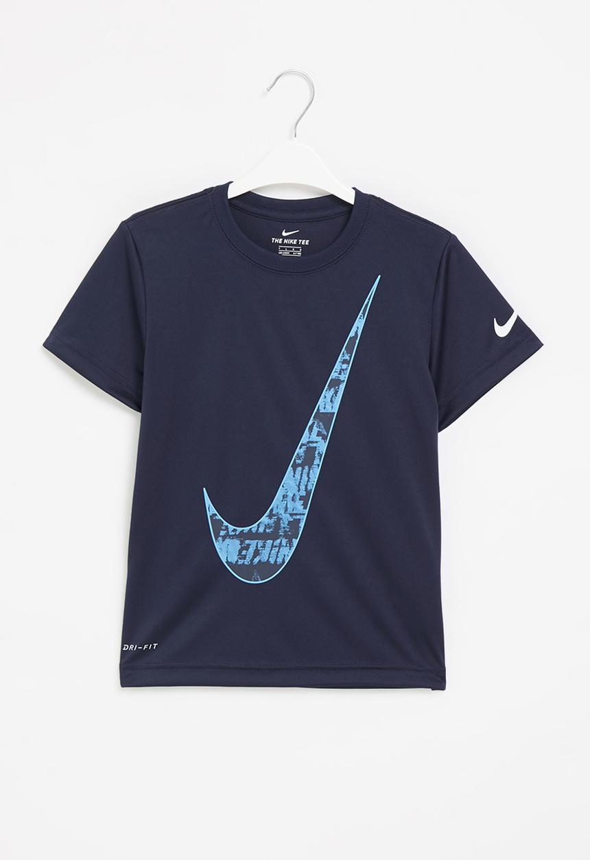 Nike - Nike boys nike texture swoosh - midnight navy