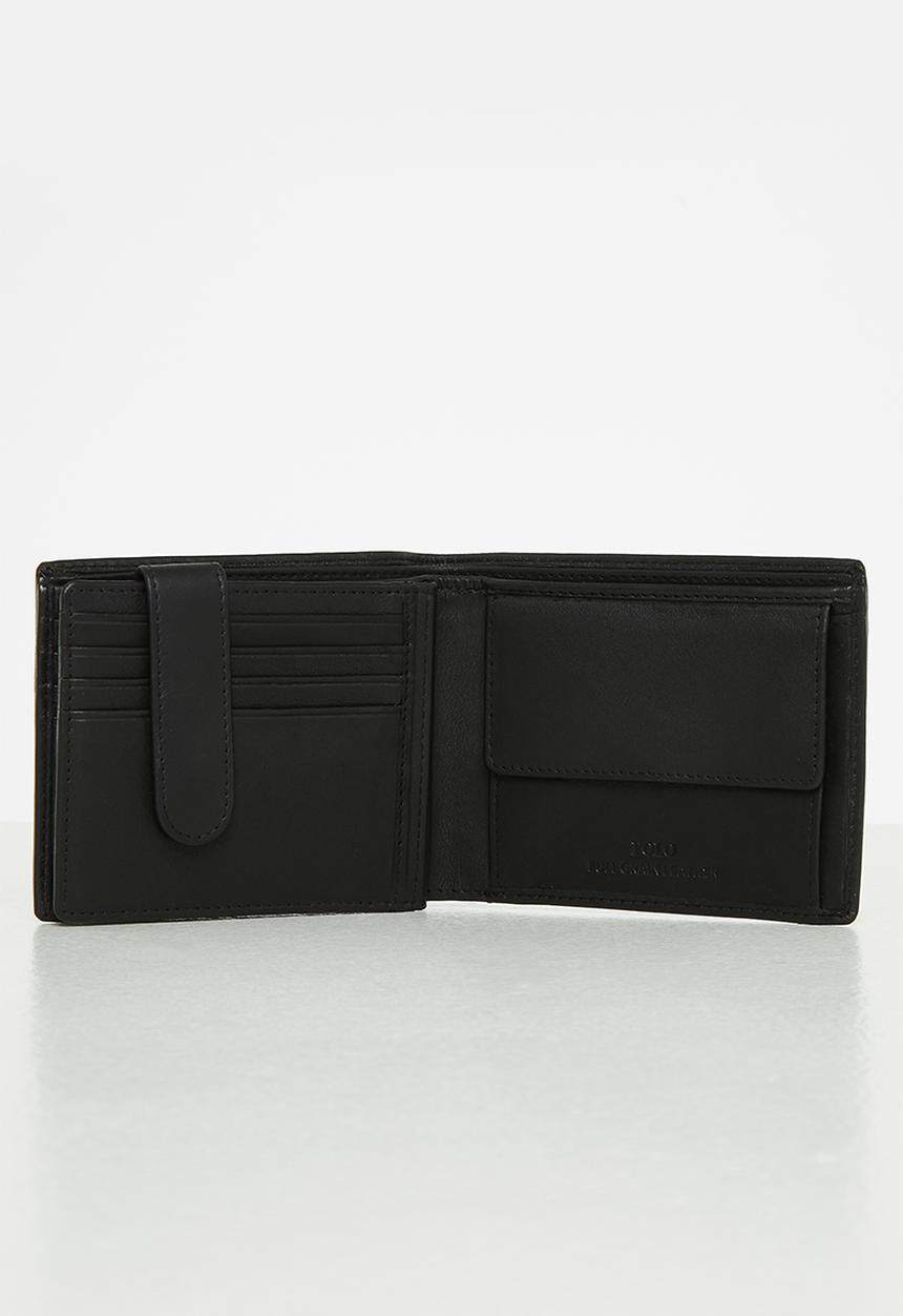 POLO - Billfold with drivers license - nappa black