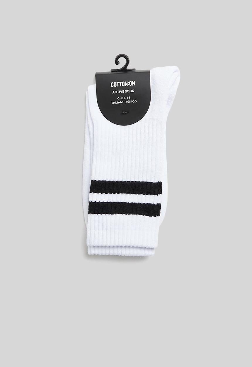 Cotton On - Essential active sock - white 