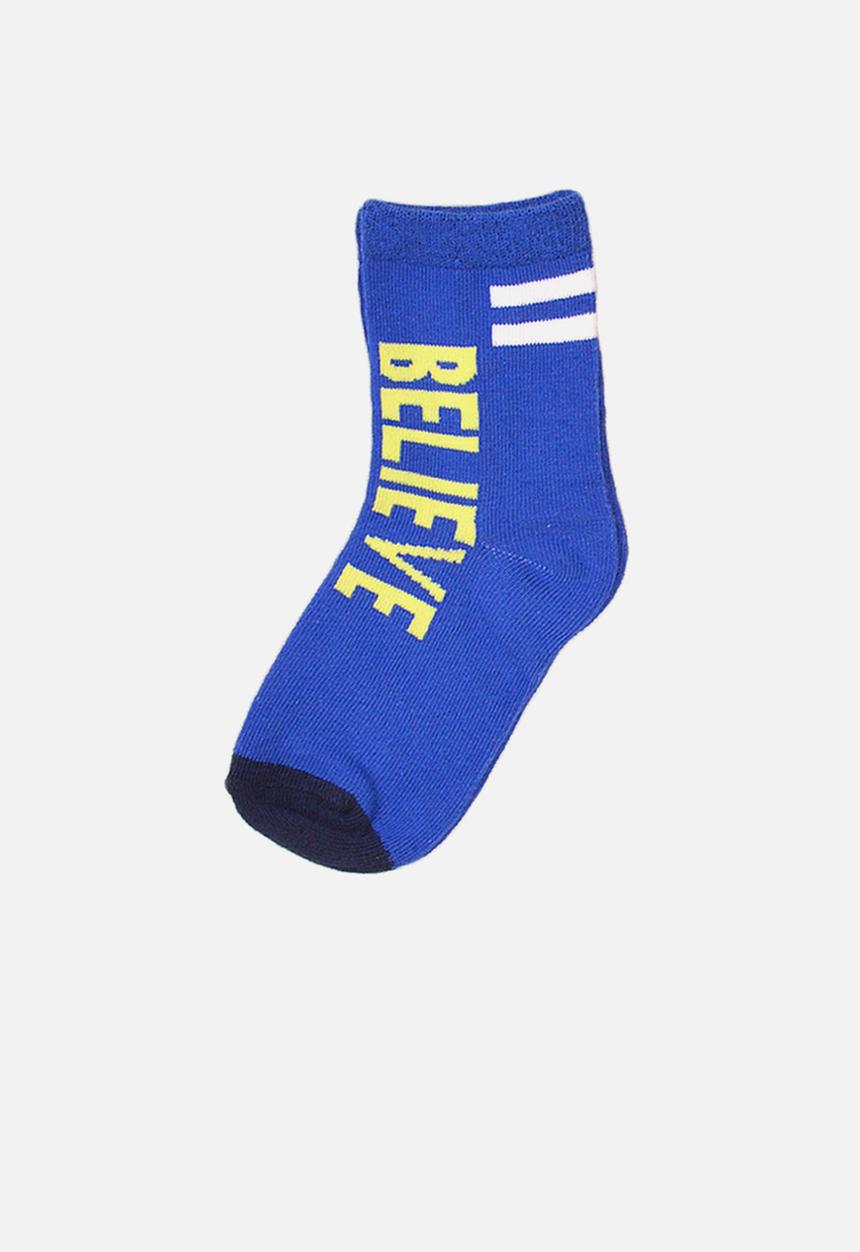MINOTI - Teen boys 3-pack words knitted socks - multi