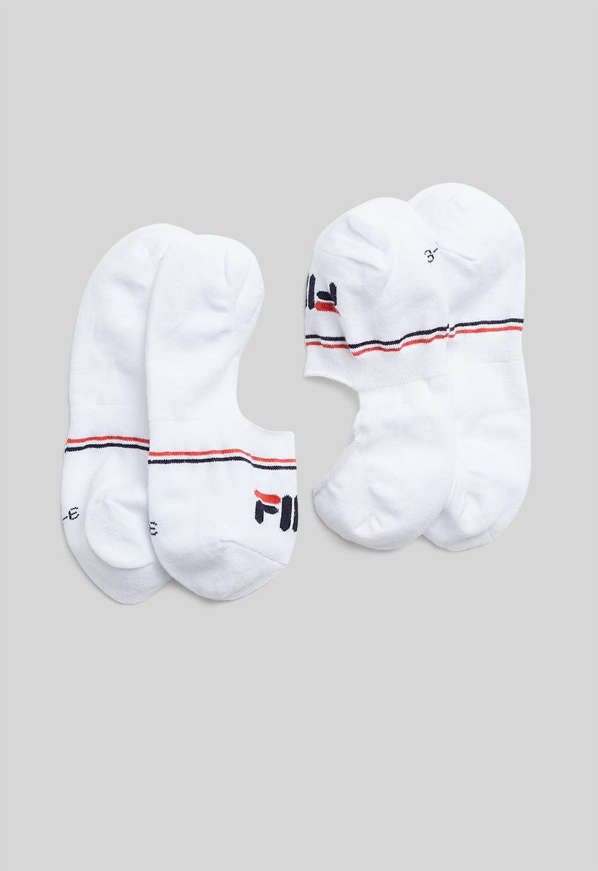 FILA - Stallone secret sock 2 pack - white