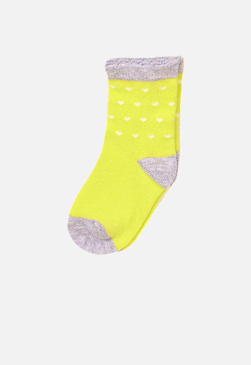 MINOTI - 3-pack hearts knitted socks - multi