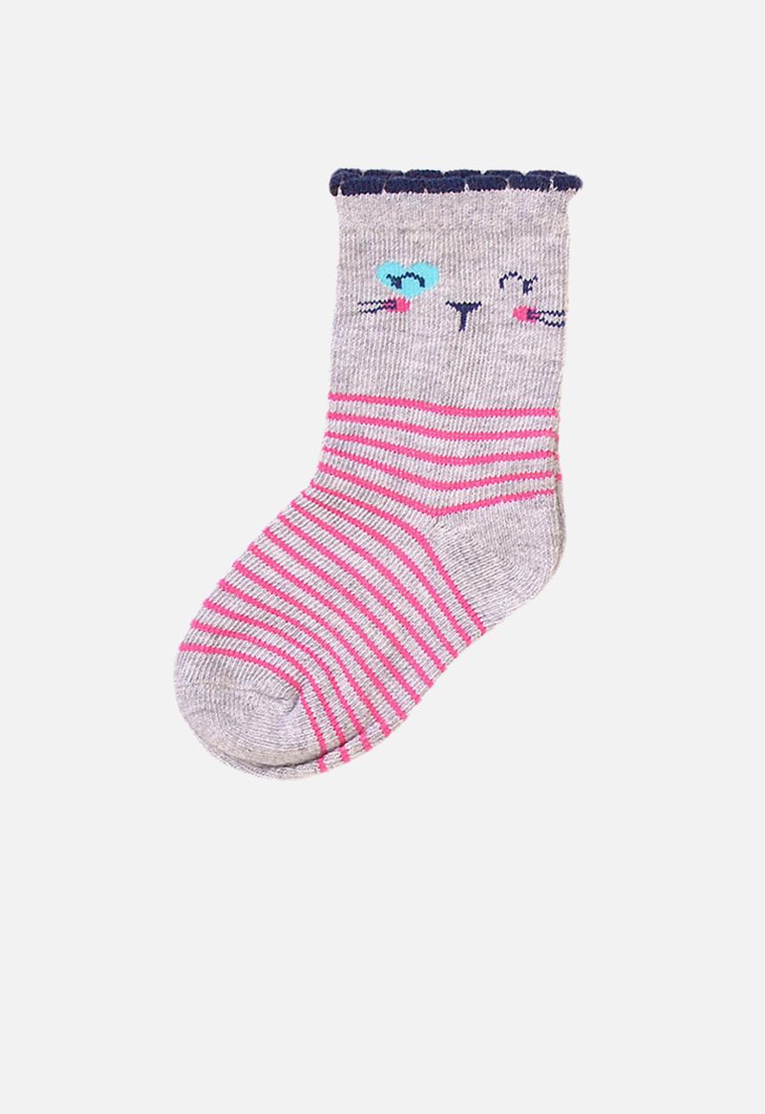 MINOTI - 3-pack rabbit knitted socks - multi