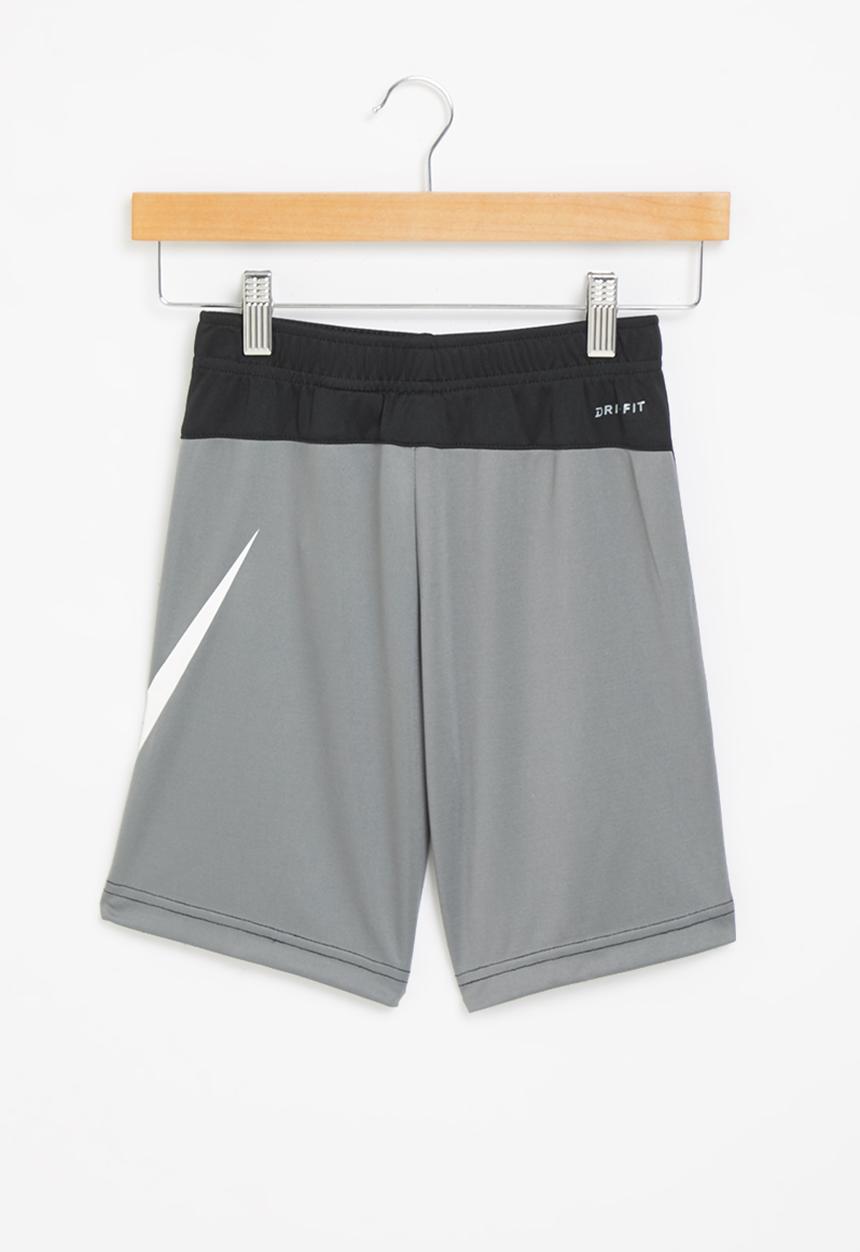 Nike - Nike boys blocked short - black & grey