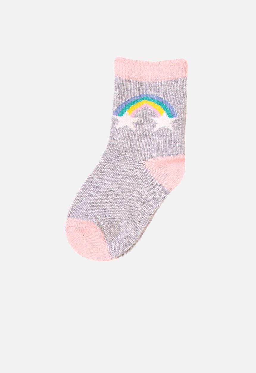 MINOTI - 5-pack rainbow knitted socks - multi