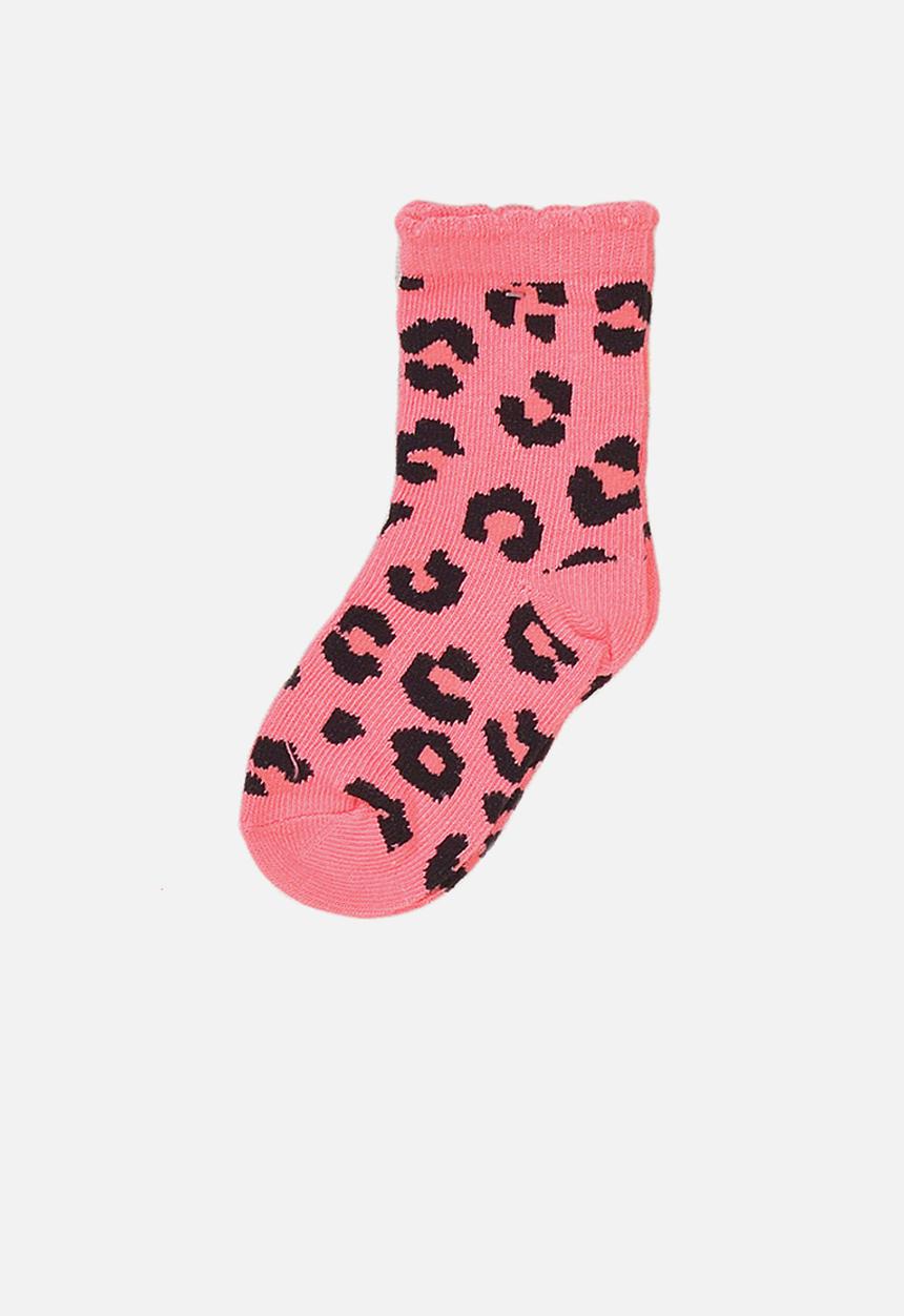 MINOTI - 5-pack leopard knitted socks - multi