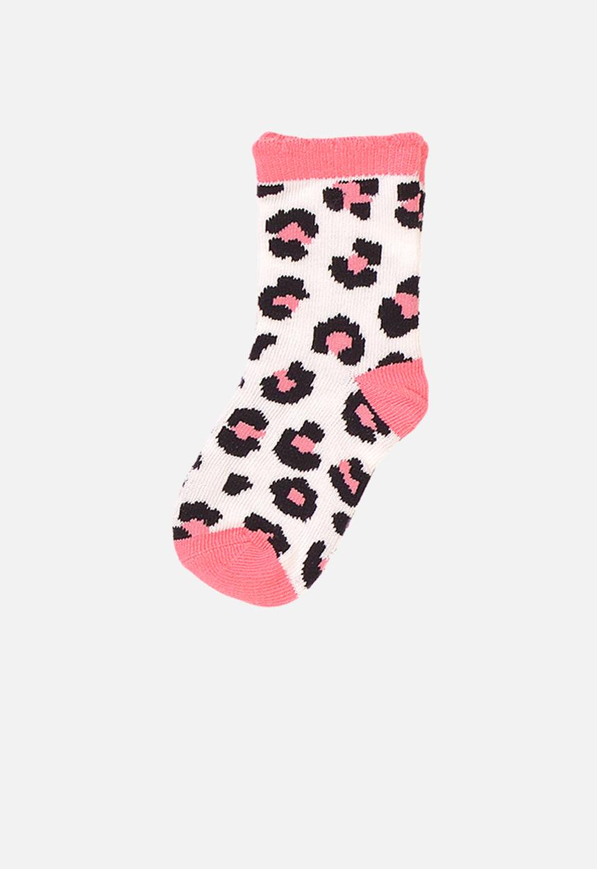 MINOTI - 5-pack leopard knitted socks - multi