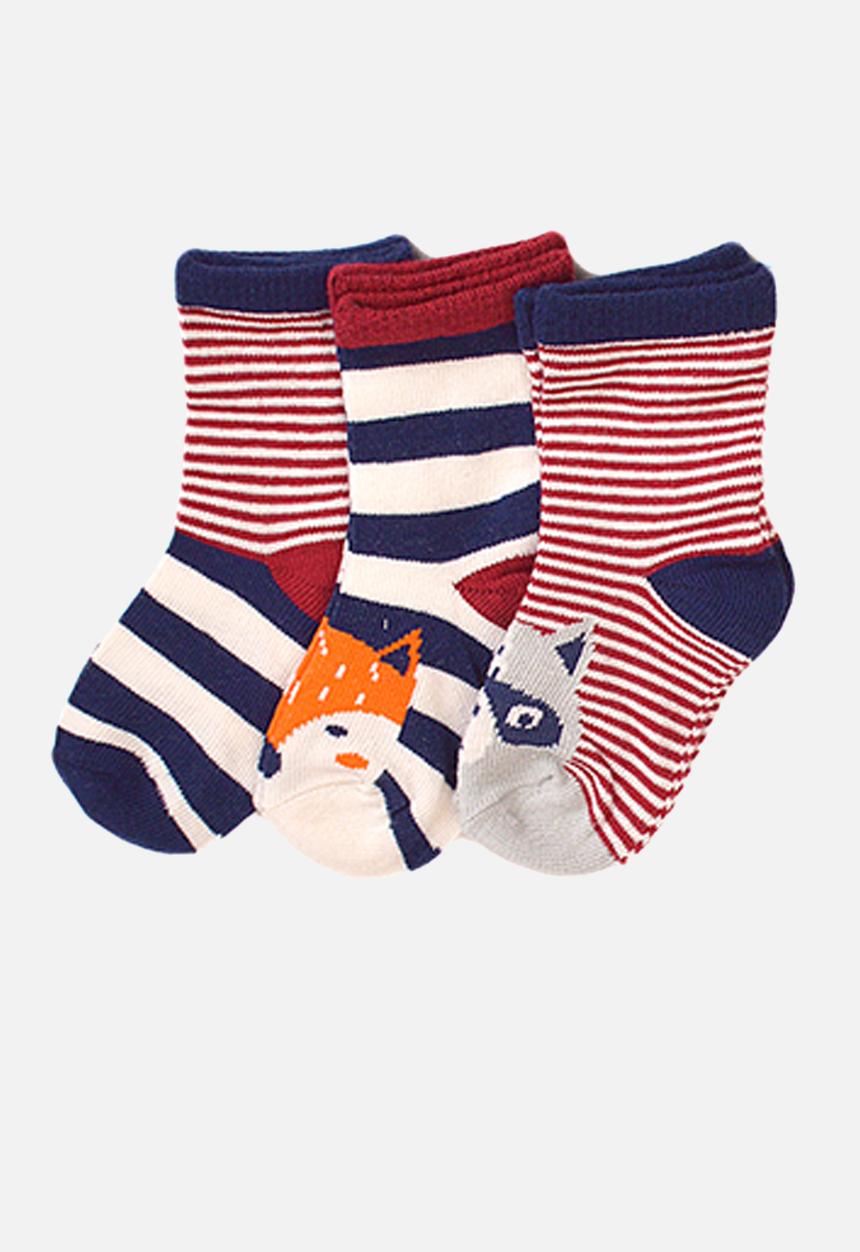 MINOTI - 3-pack character knitted socks - multi
