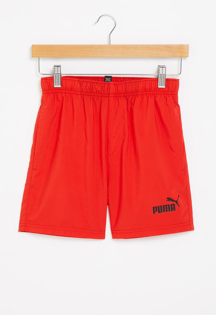 PUMA - Ess woven shorts 5" - high risk red