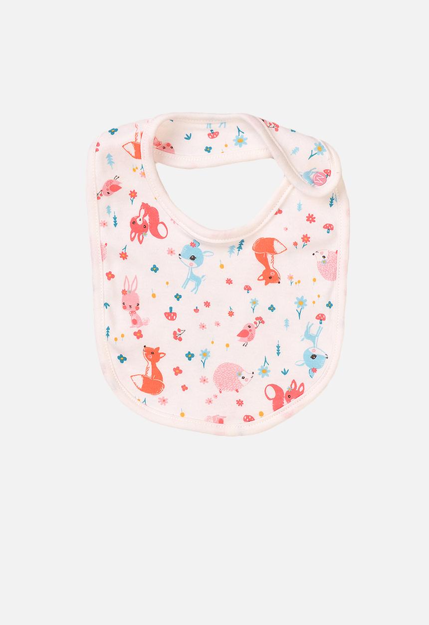 MINOTI - Basic 3-pack bibs - pink/multi