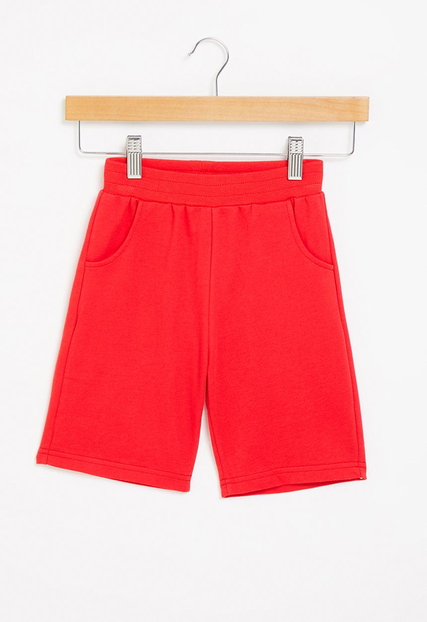 Pop Candy - Boys sweat shorts - red
