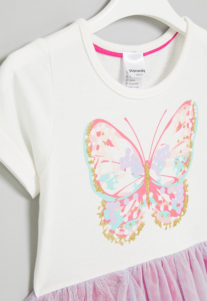 Pop Candy - Girls butterfly dress - multi