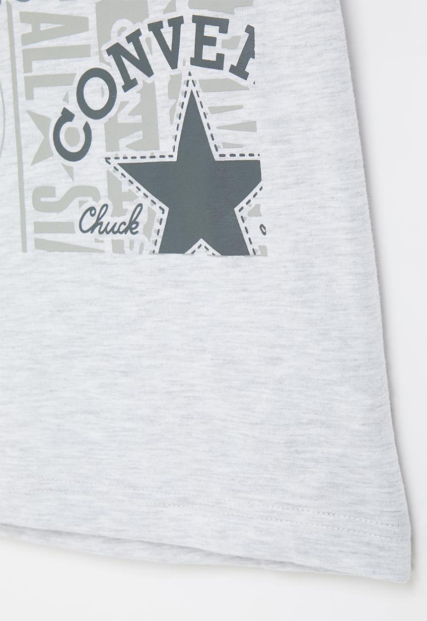 Converse - Cnvb oversized logo box - lunar rock heather