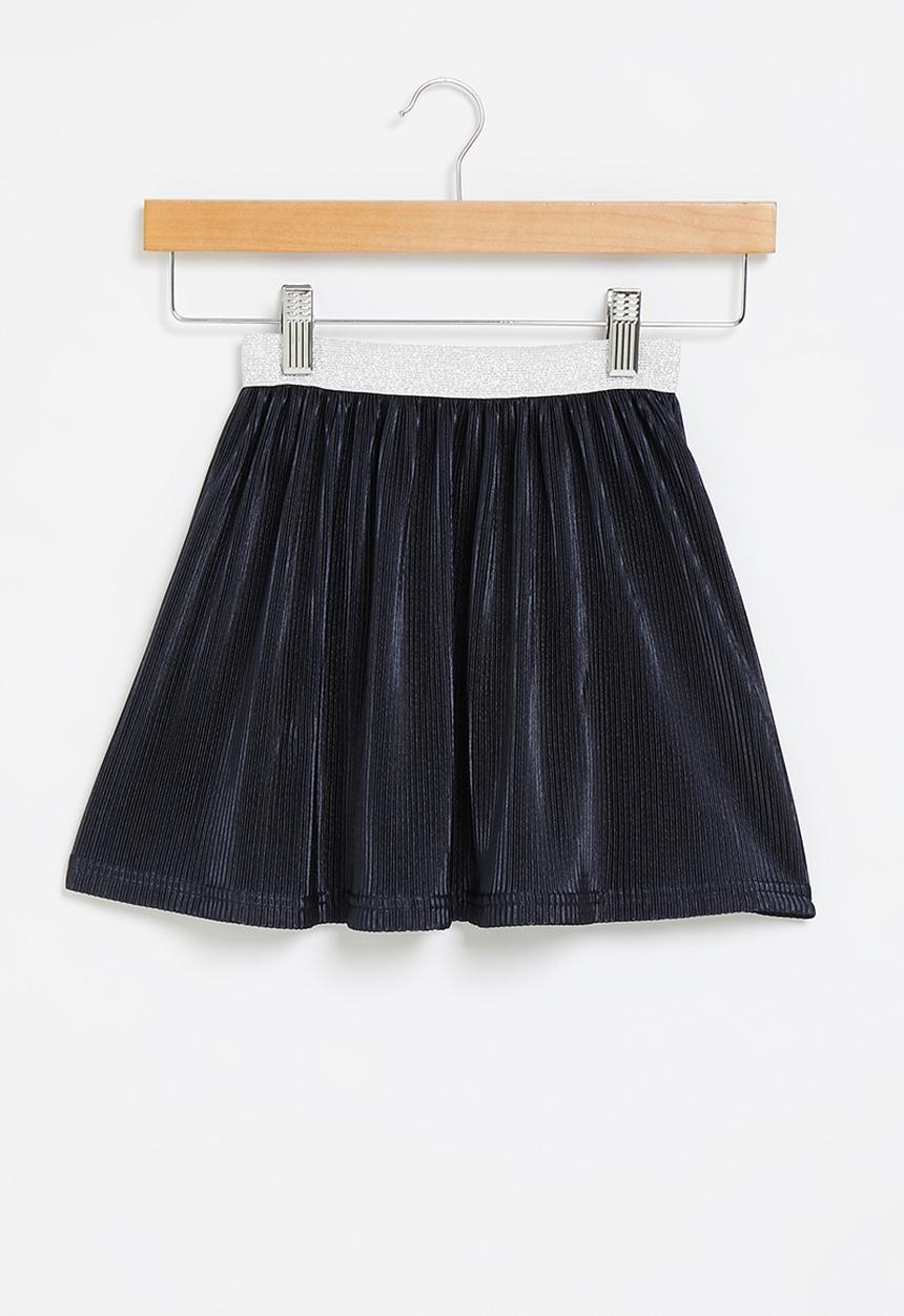 Pop Candy - Pleated skirt - navy