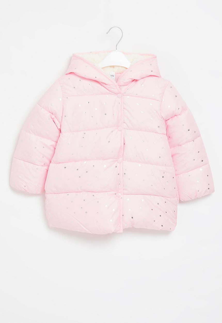 Pop Candy - Girls star hooded jacket - pink