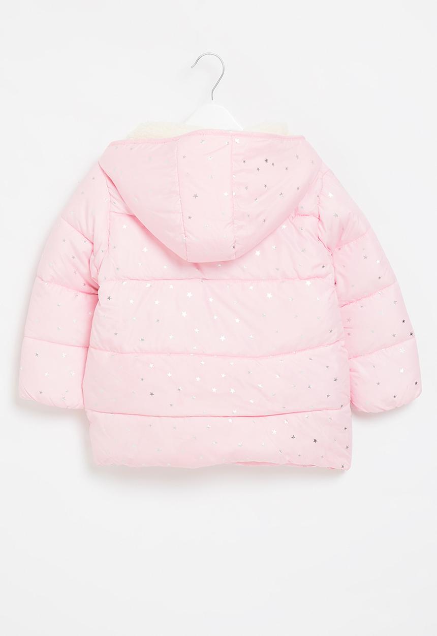 Pop Candy - Girls star hooded jacket - pink