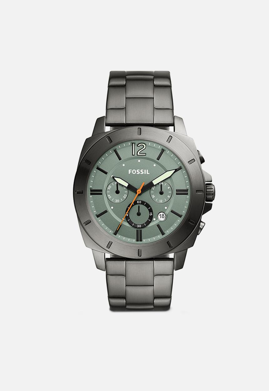 Fossil - Privateer sport smoke s. steel - grey