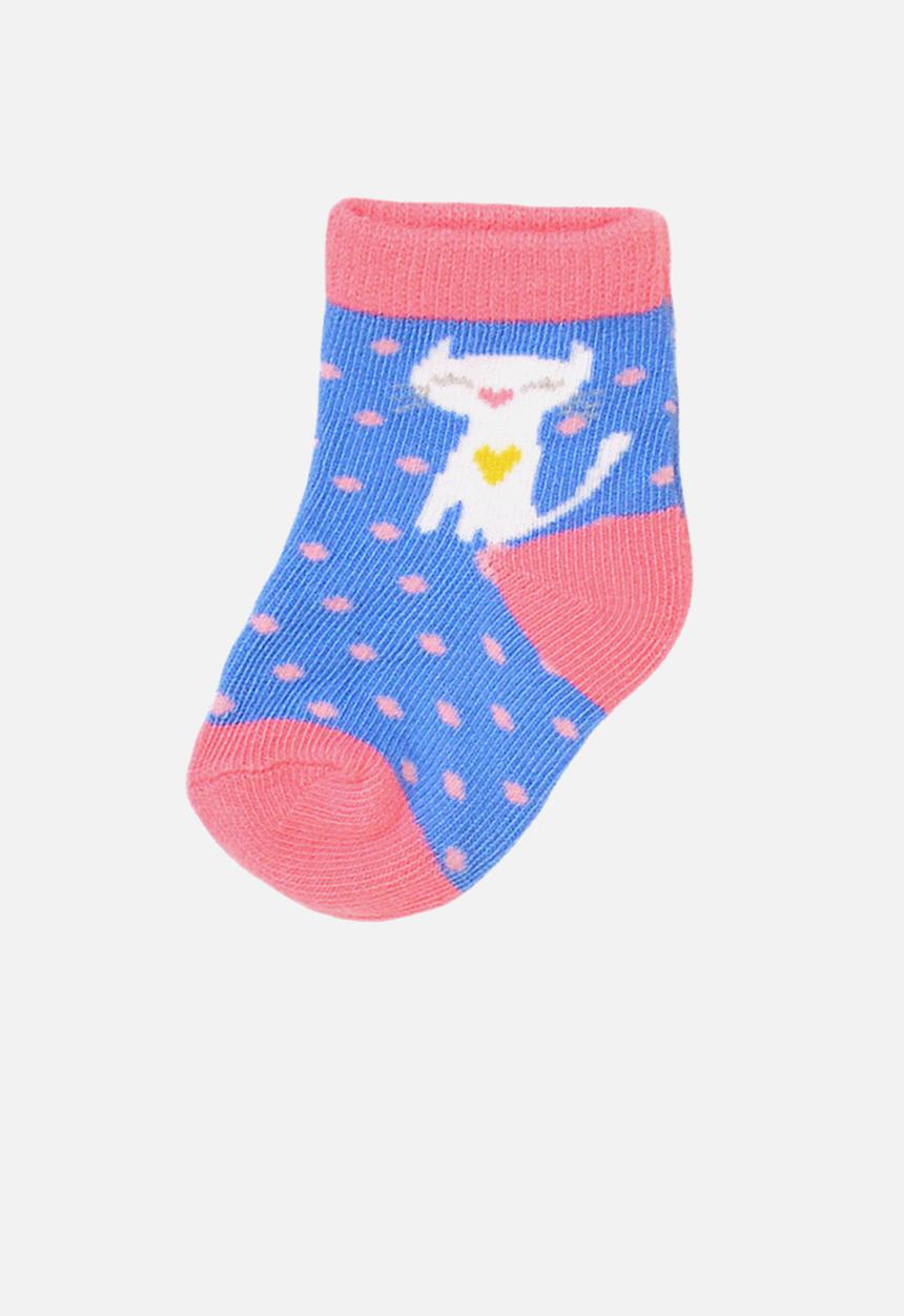 MINOTI - 5-Pack cats jaquard socks - multi