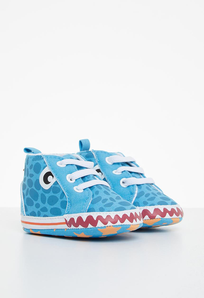 Pop Candy - Baby boys novelty sneaker - blue
