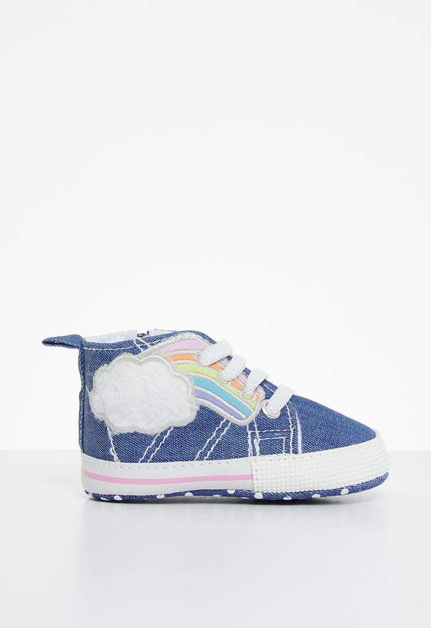 Pop Candy - Girls rainbow sneaker - blue