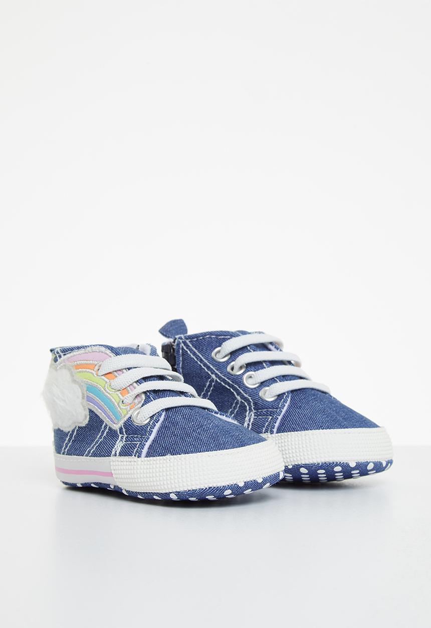 Pop Candy - Girls rainbow sneaker - blue