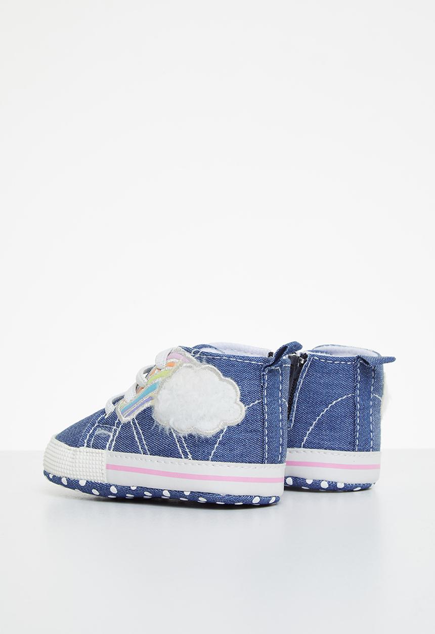 Pop Candy - Girls rainbow sneaker - blue