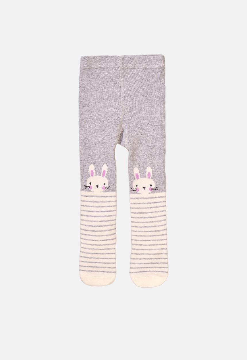 MINOTI - 2-Pack tights - pink & grey