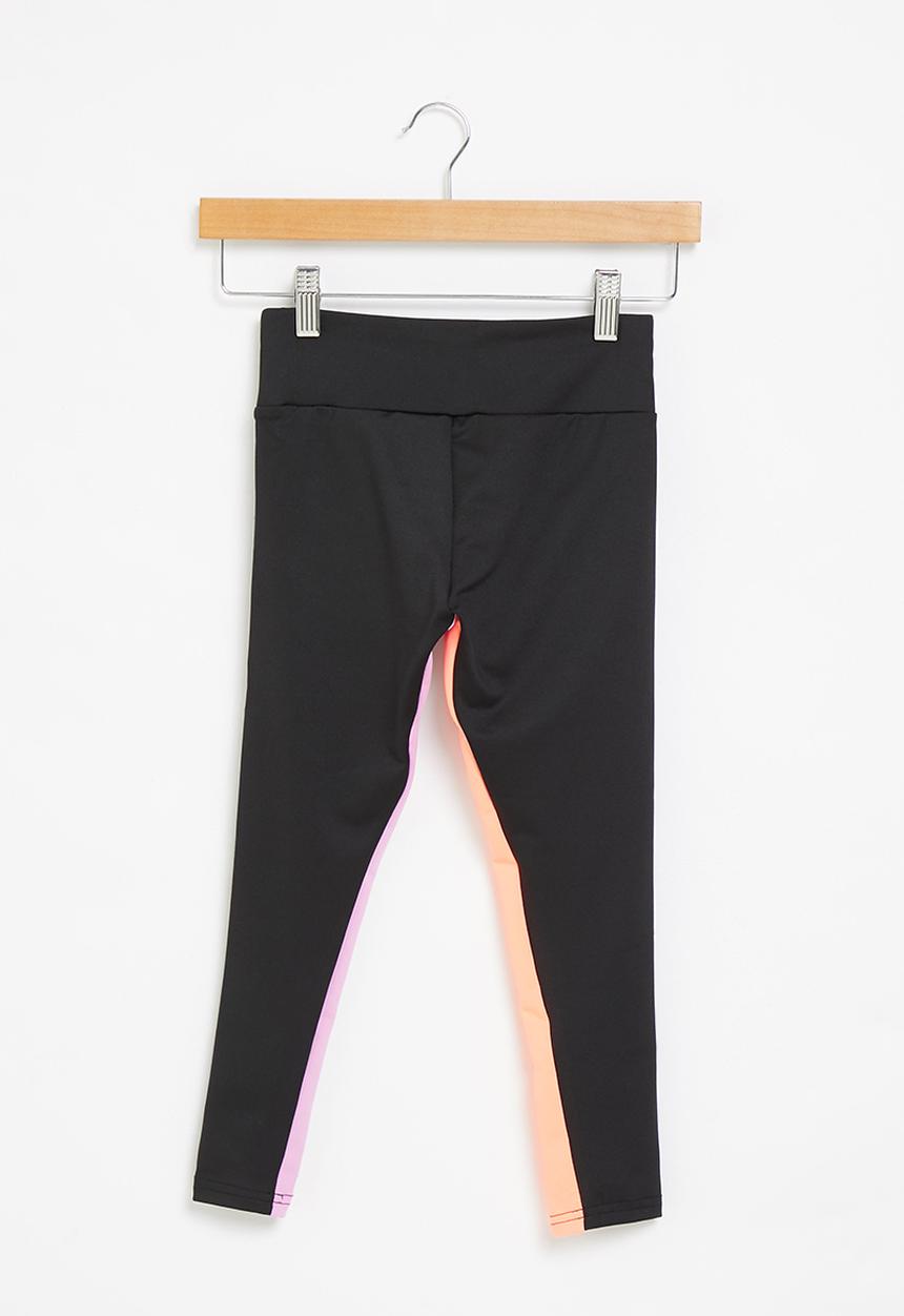 Converse - Cnvg blocked high rise legging - black