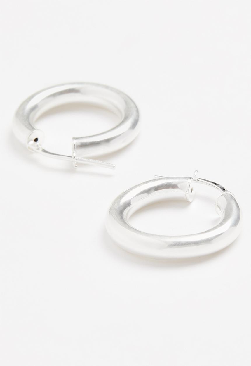Matter of Fakt - Classic oasis hoops - silver