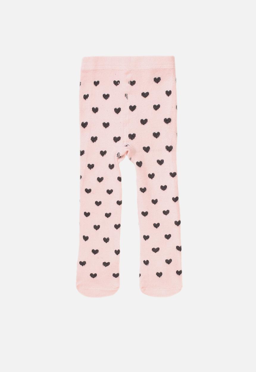 MINOTI - 2-Pack tights - pink & charcoal