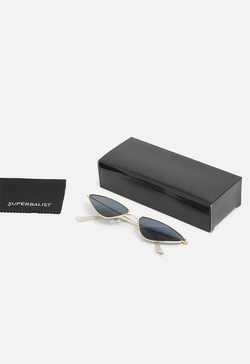Superbalist - Retro cat eye sunglasses - gold