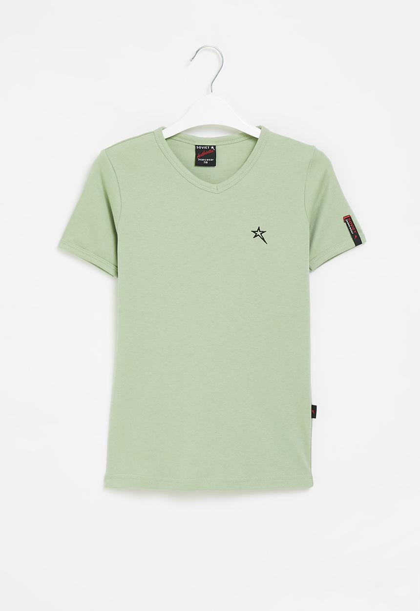 SOVIET - B bolt evo short sleeve muscle tee - sage