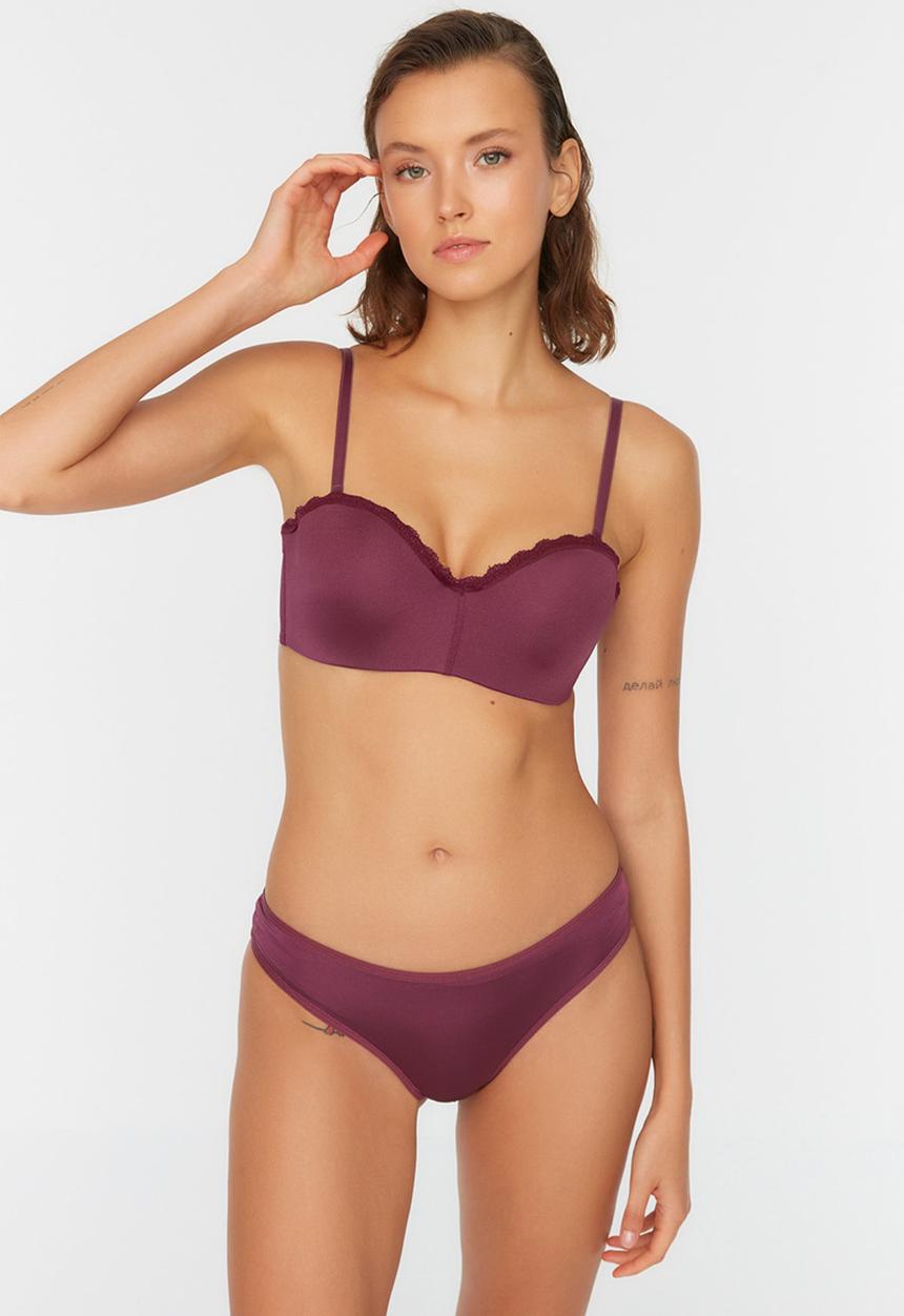 Trendyol - Contouring underwear set - plum