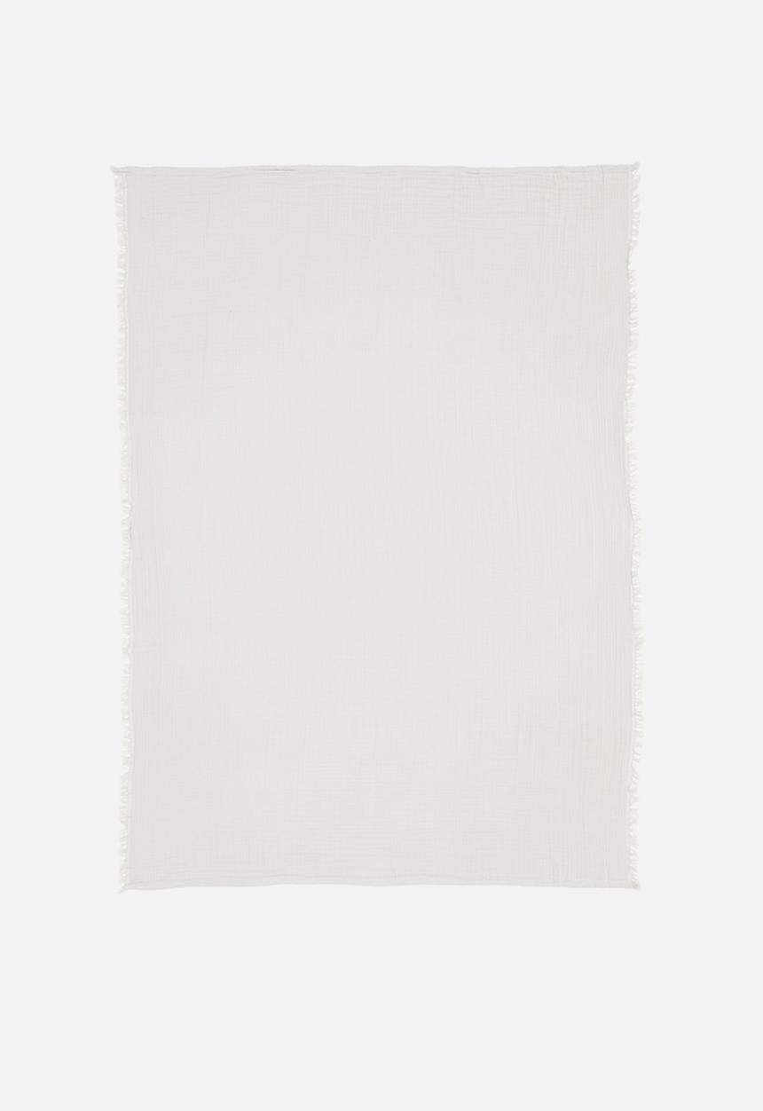 Sixth Floor - Waffle bed throw - light grey