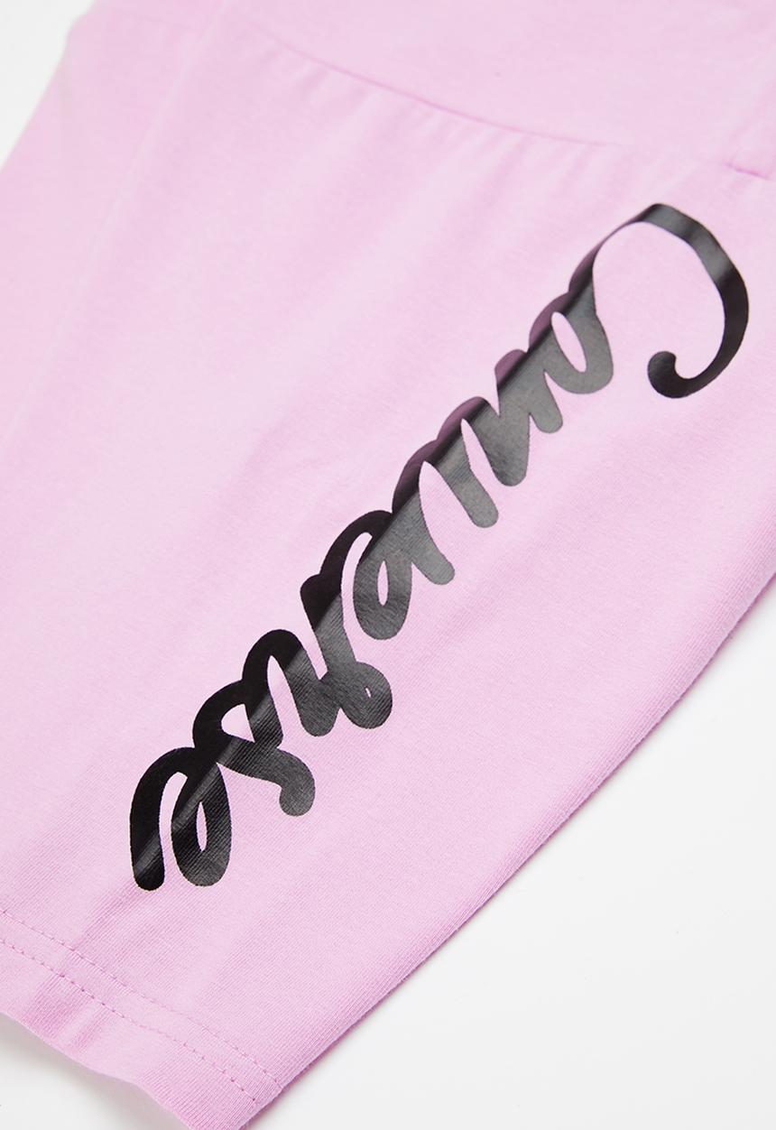 Converse - Cnvg printed shine biker short - converse beyond pink