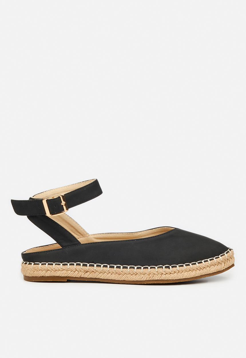 Viabeach - Bamboo 1 ankle tie espadrille - black