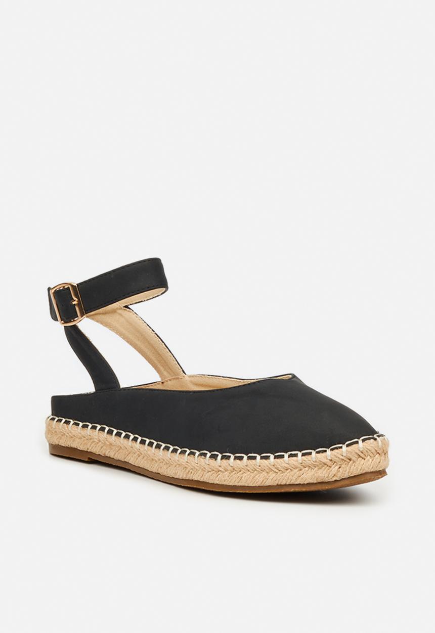 Viabeach - Bamboo 1 ankle tie espadrille - black
