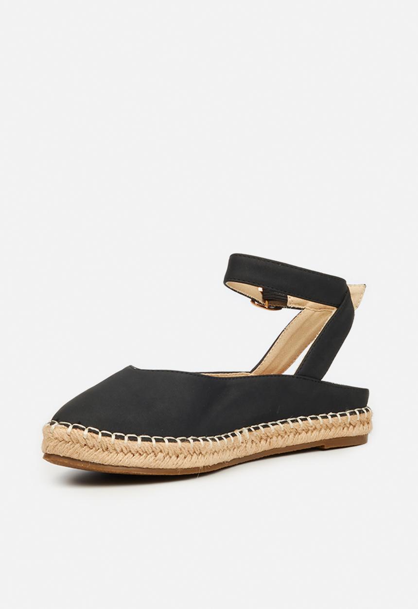 Viabeach - Bamboo 1 ankle tie espadrille - black