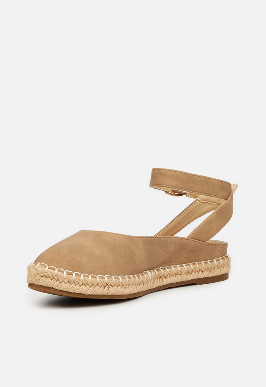 Viabeach - Bamboo 1 ankle tie espadrille - taupe